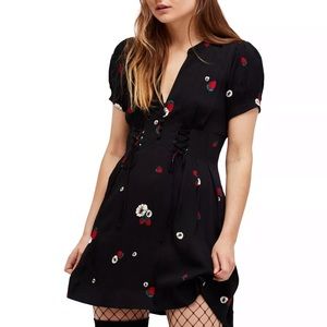 Free People Dream Girl Strawberry Floral Dress